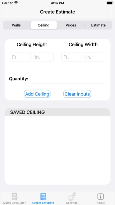 Скриншоты Calculate Drywall