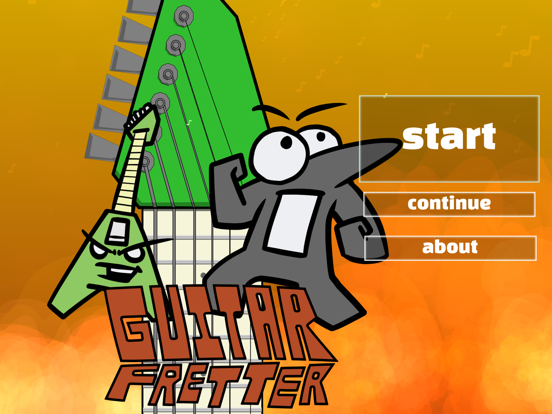 Ảnh chụp màn hình của Guitar Fretter iPad 