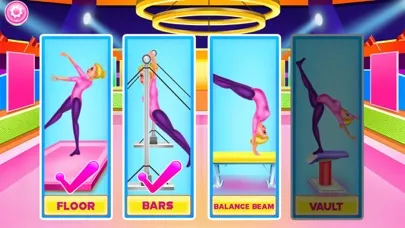Ảnh chụp màn hình của Gymnastics Sports Competition