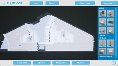 H2O - Space Planner Screenshots