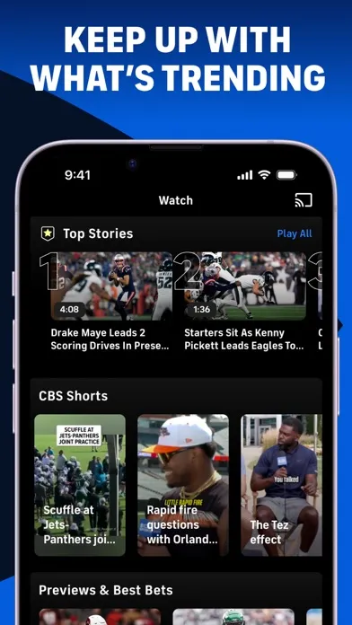 Capturas de pantalla de CBS Sports App: Scores & News