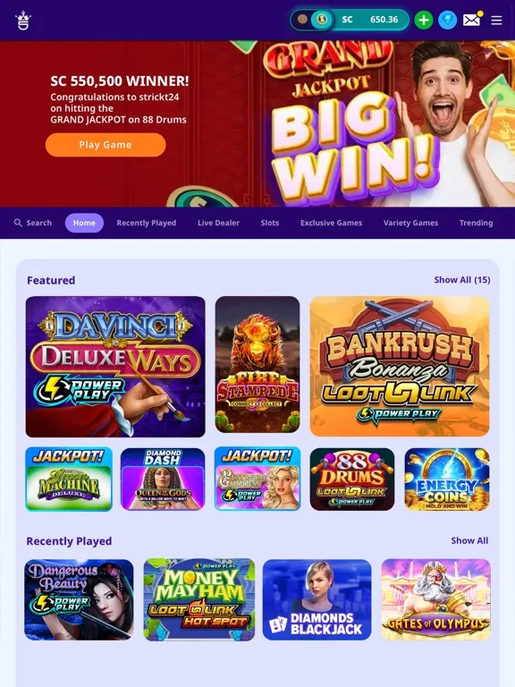 Скриншоты High 5 Casino Vegas Slots iPad 