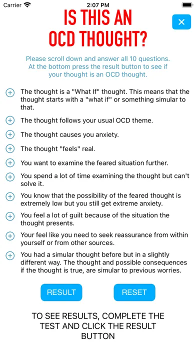 Скриншоты Harm OCD
