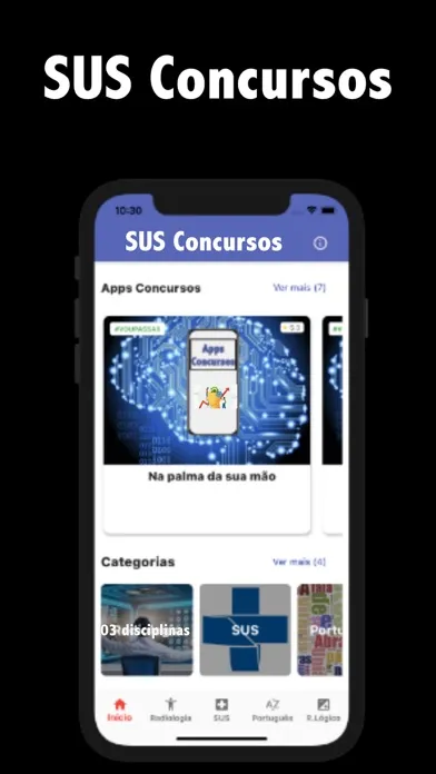 Zrzuty ekranu SUS Concursos