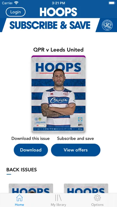 Zrzuty ekranu Hoops – QPR Official Programme