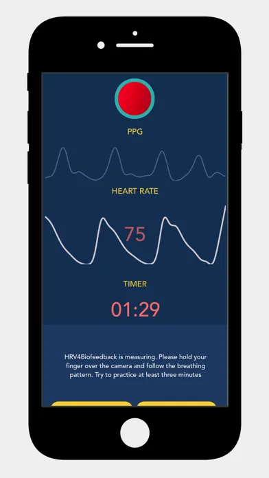 Скриншоты HRV4Biofeedback