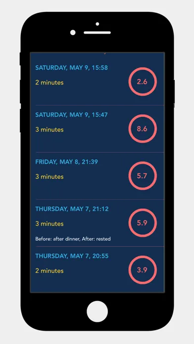 Скриншоты HRV4Biofeedback