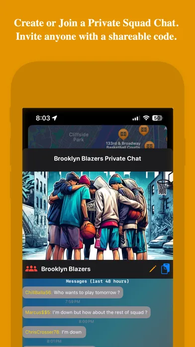 ภาพหน้าจอของ HUPR - Ultimate Basketball App