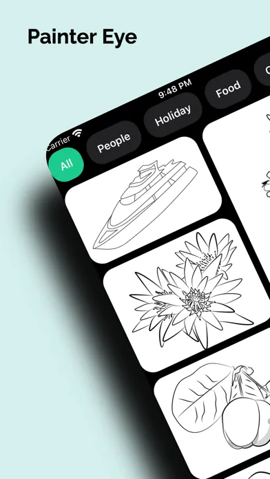 Capturas de tela do Painter Eye: AR Canvas Creator