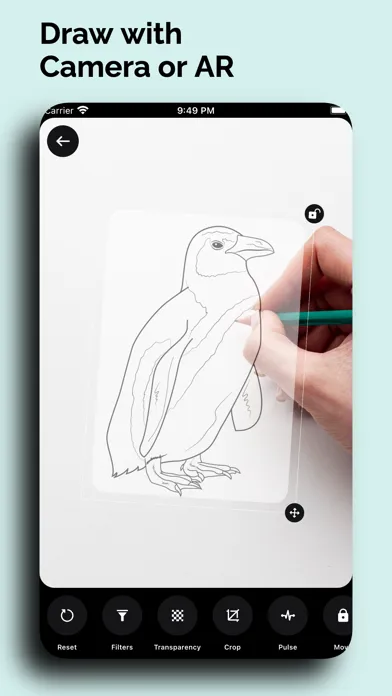 Capturas de tela do Painter Eye: AR Canvas Creator