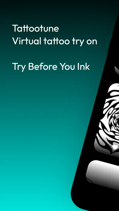 Capturas de tela do Tattootune: Virtual Try On