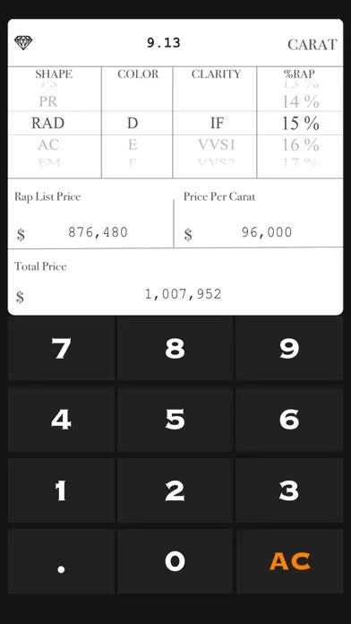 Diamond Price Calculate應用截圖