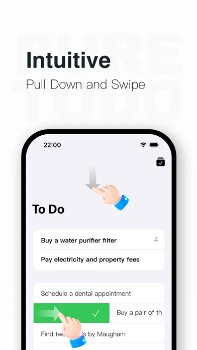 Capturas de tela do Pure To Do: Simple List