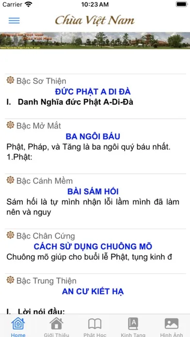 Captures d'écran de Chua Viet Nam