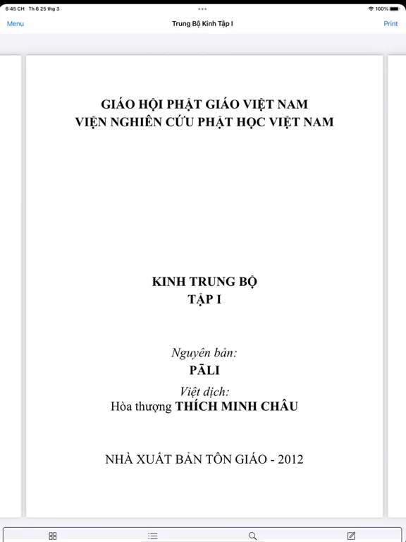 Captures d'écran de Toan Tap Thich Minh Chau iPad 