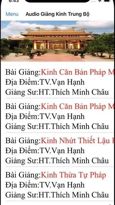 Captures d'écran de Toan Tap Thich Minh Chau