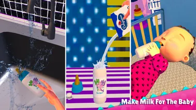 Tangkapan layar Mother Home Baby Sim Game