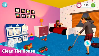 Tangkapan layar Mother Home Baby Sim Game