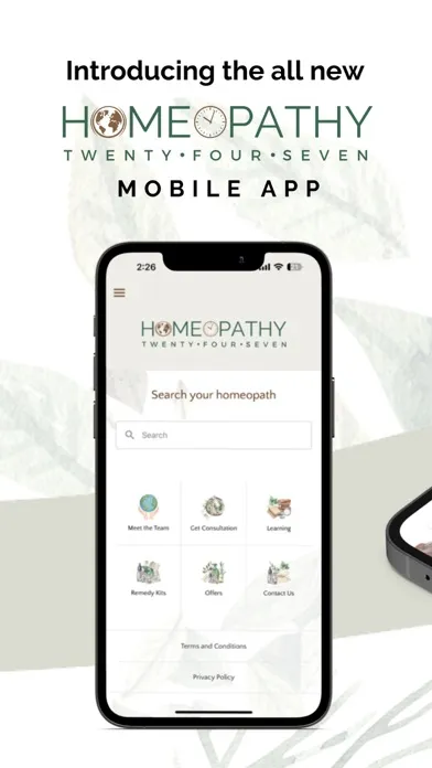 Zrzuty ekranu Homeopathy247
