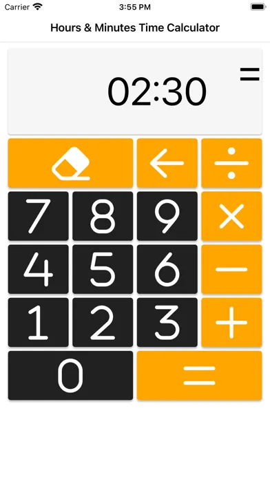 Hours Minutes Calculator Lite Screenshots
