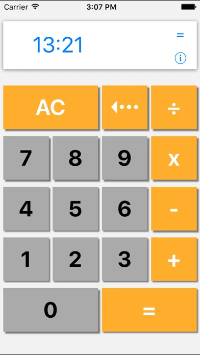ภาพหน้าจอของ Hours & Minutes Calculator