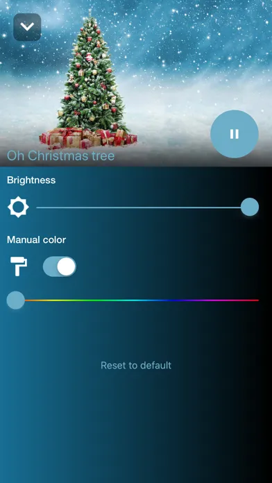 ภาพหน้าจอของ Hue Christmas Carols Advent