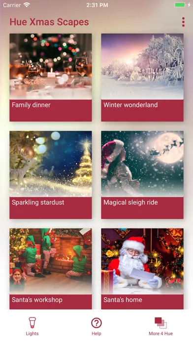 Hue Xmas SoundScapes Screenshots