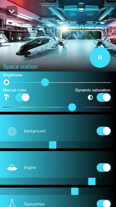 Tangkapan skrin Hue in Space