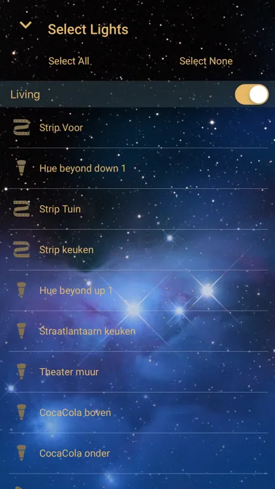 Tangkapan skrin Hue in Space