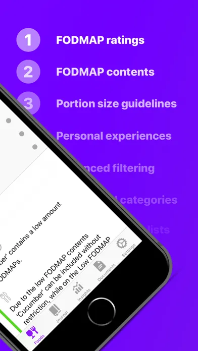 FODMAPLAB: Low FODMAP Diet App スクリーンショット