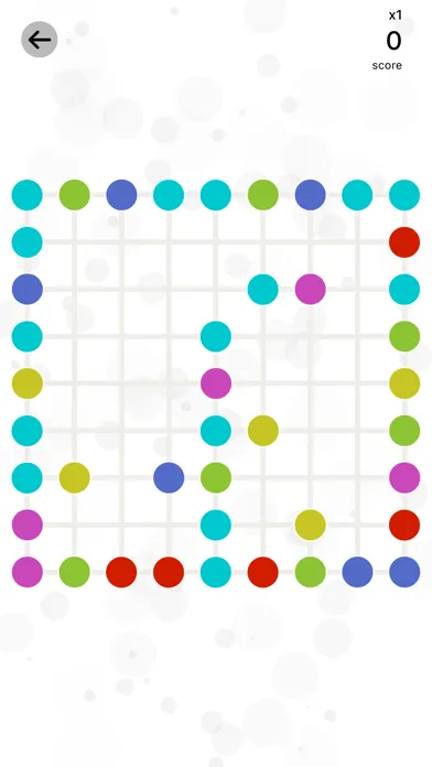 Capturas de tela do Dots GO