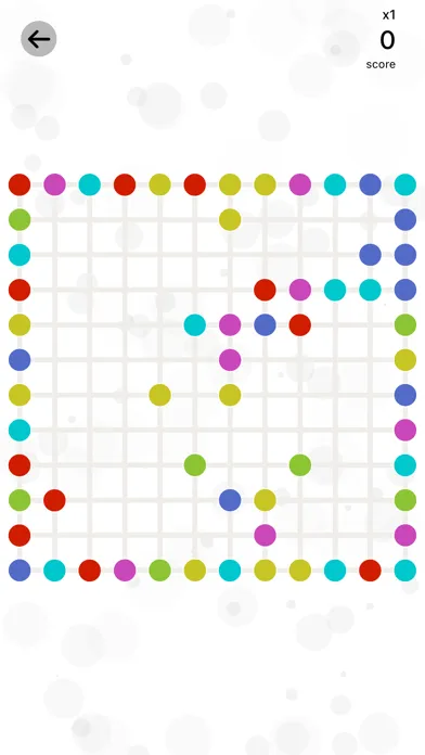 Capturas de tela do Dots GO
