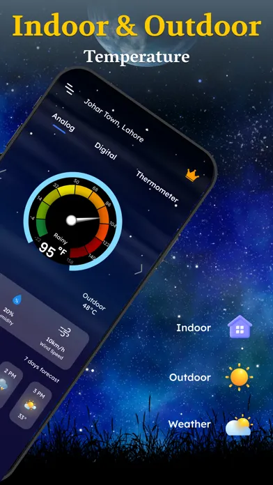 Ảnh chụp màn hình của Room Temperature Thermometer