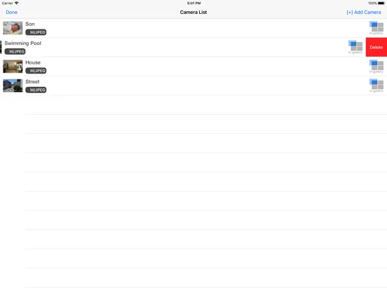 IP Cam Soft Lite iPad  স্ক্রিনশট