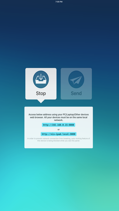 Instant Wireless Transfer سکرین شاٹس