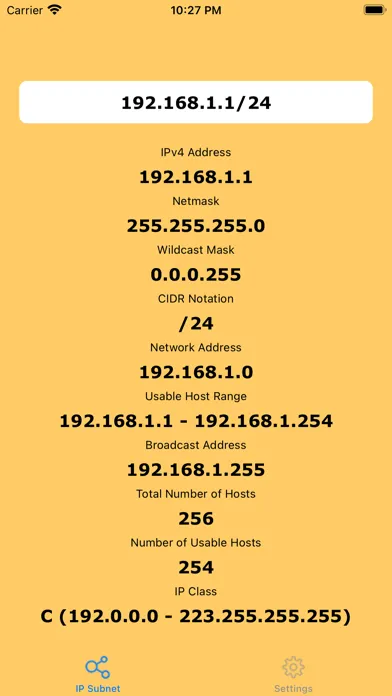 IP and Subnet Calculator应用截图