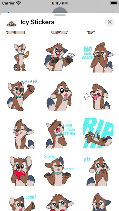 Icy Stickers Ekran Görüntüleri