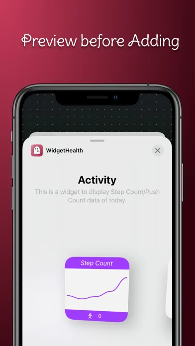 Скриншоты WidgetHealth - Widget & Health