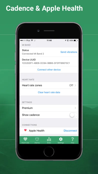 Mi Heart rate - be fit应用截图
