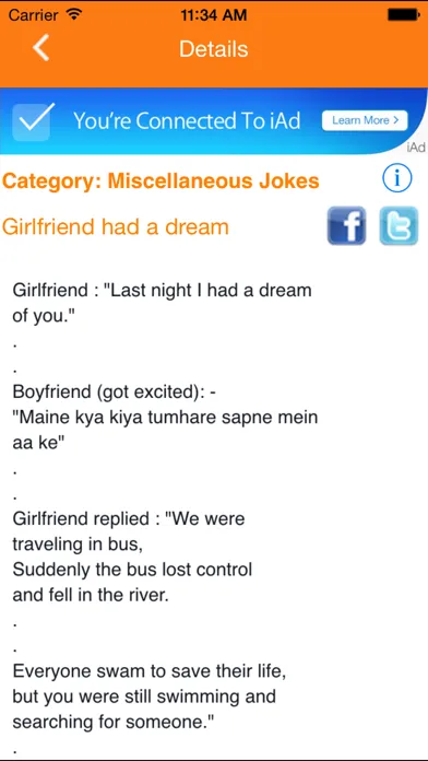Ảnh chụp màn hình của IndianJokes
