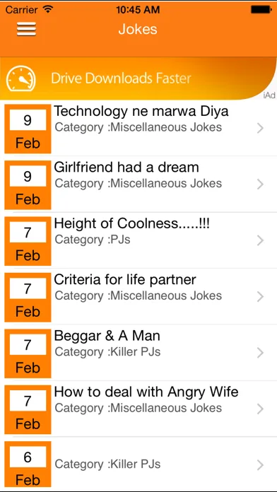 Ảnh chụp màn hình của IndianJokes