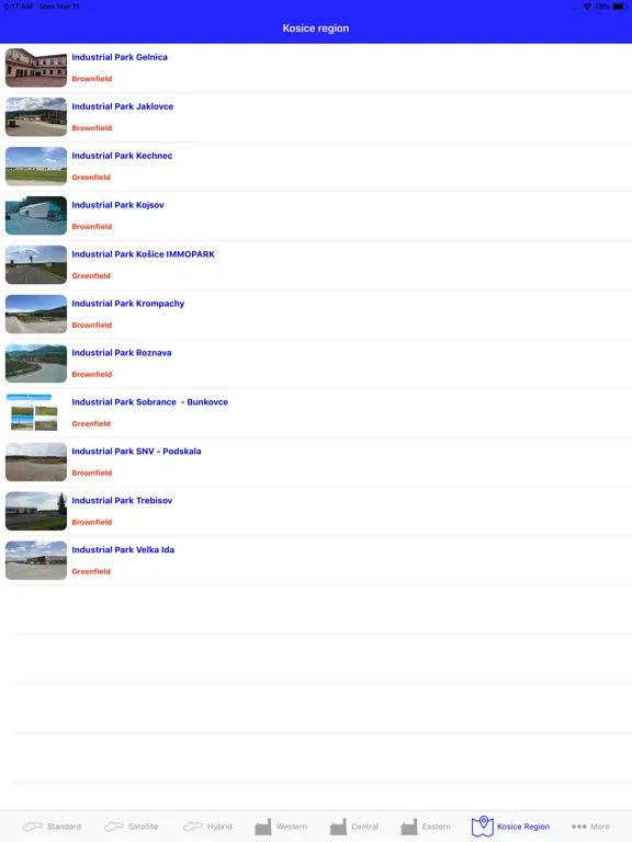 IndustrialParks iPad 应用截图