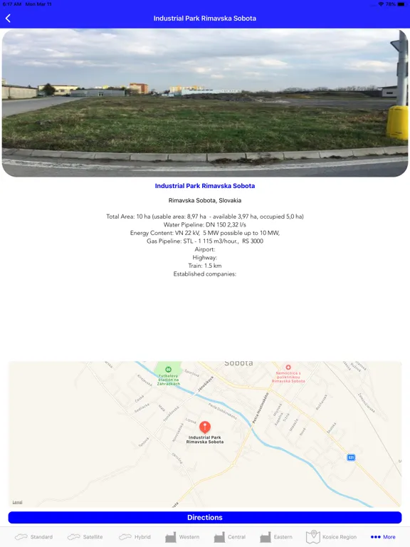 IndustrialParks iPad 应用截图
