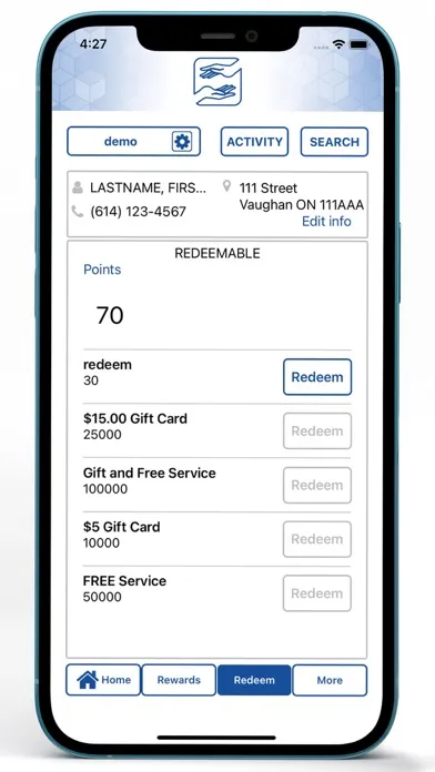 Capturas de tela do Referral and Rewards