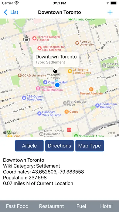 Captures d'écran de WikiPal Canada
