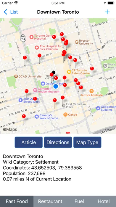 Captures d'écran de WikiPal Canada