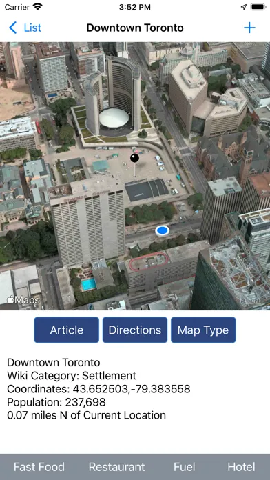 Captures d'écran de WikiPal Canada