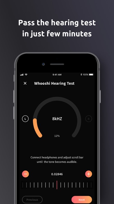 WHOOSHI Personal Audio Player 스크린샷