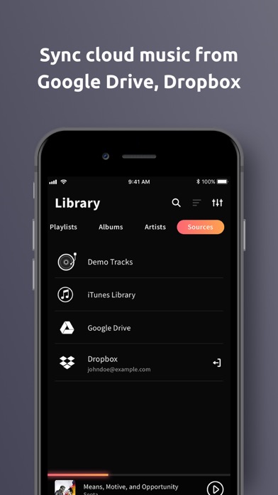 WHOOSHI Personal Audio Player 스크린샷