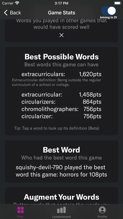 Word Whirl স্ক্রিনশট